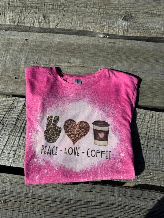 Peace Love Coffee T-Shirt